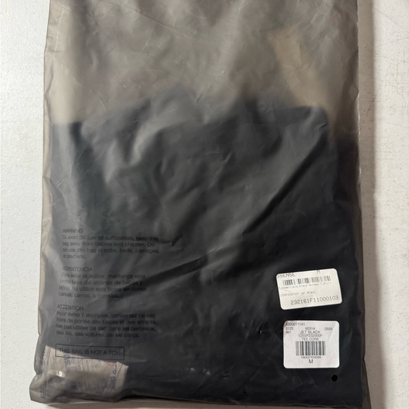 NWT FEAR OF GOD ESSENTIALS Black Bonded T-Shirt - M - Picture 8 of 9